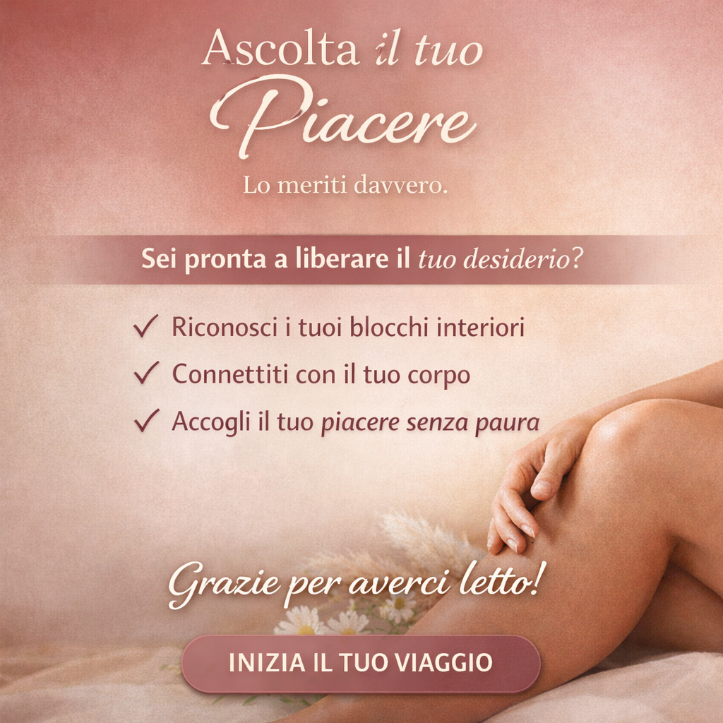 Donna in ascolto del proprio piacere femminile e del desiderio interiore, simbolo di consapevolezza del corpo e libertà sensuale. Il piacere che non chiedi essenza sensuale