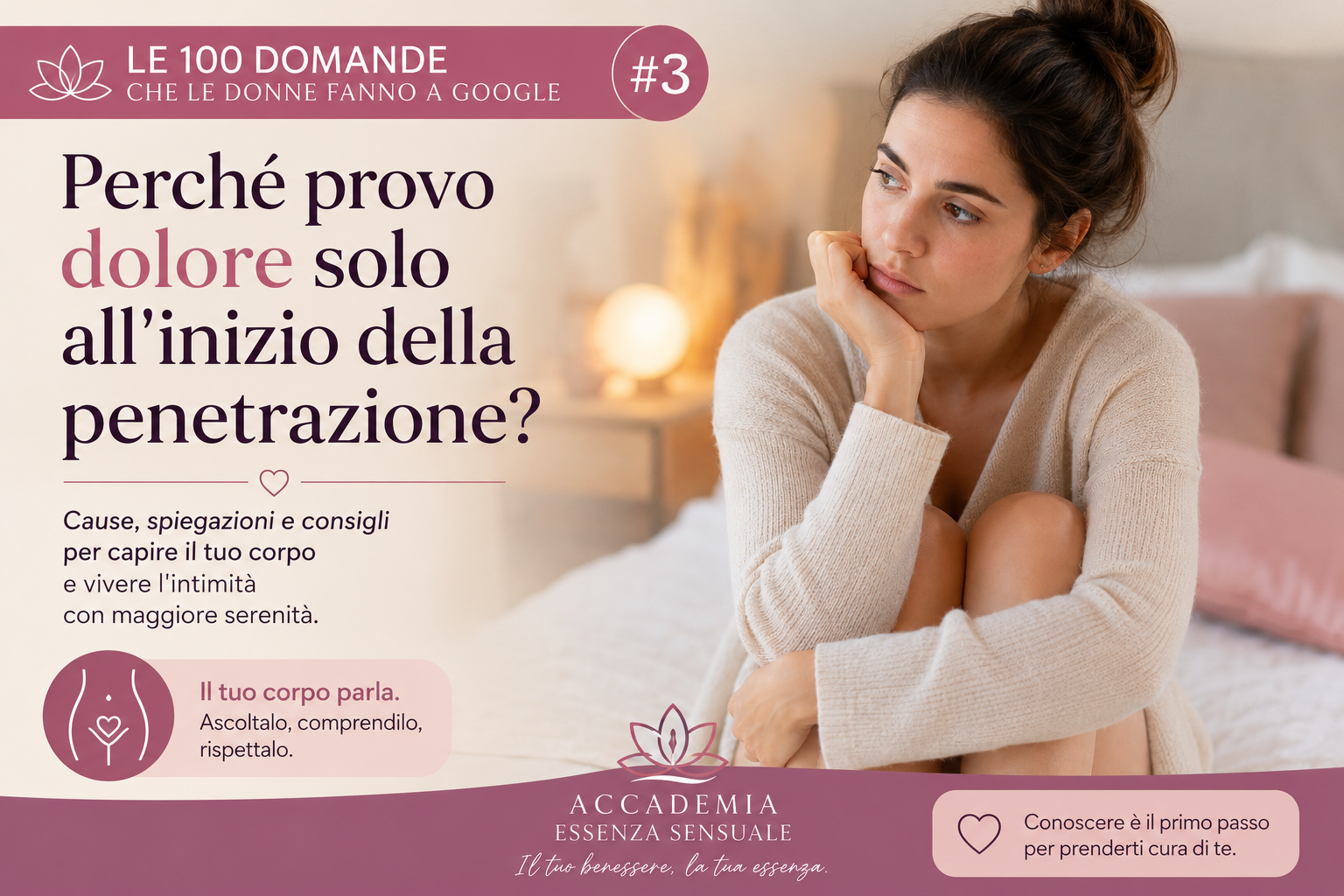 Perché provo dolore solo all'inizio della penetrazione?